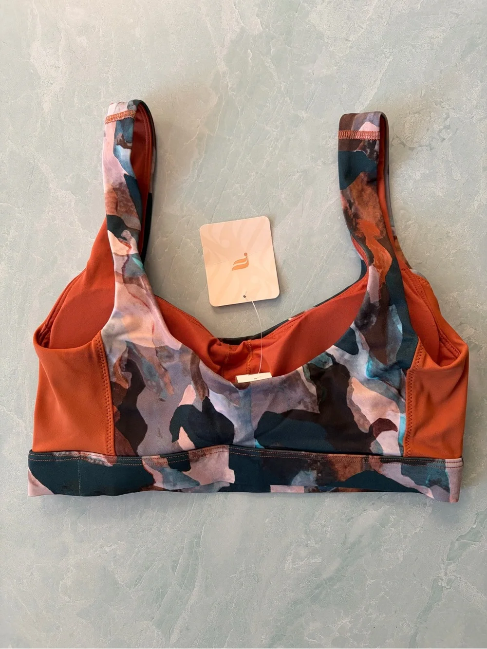 Fabletics Rust Multi-Print Bikini Set
